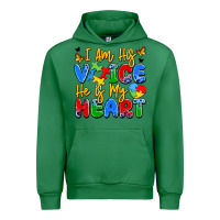 Emerald i am his voice he is my heart Urban Hoodie - JahusDesignShop