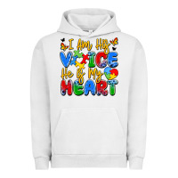 Pigment Lunar Rock i am his voice he is my heart Urban Hoodie - JahusDesignShop