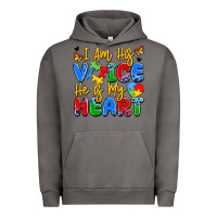 Pigment Tornado i am his voice he is my heart Urban Hoodie - JahusDesignShop