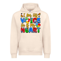 Sandshell i am his voice he is my heart Urban Hoodie - JahusDesignShop