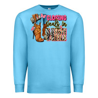 Ocean Blue Closing deals in high heels black fashion girl Premium Sweatshirt - RanaPortraitStore