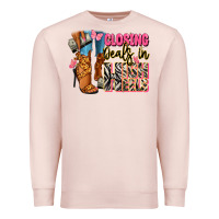 Pale Pink Closing deals in high heels black fashion girl Premium Sweatshirt - RanaPortraitStore