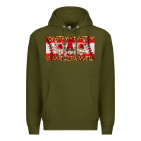 Army Green baseball gnome license plate Premium Hoodie - HRA Design Shop