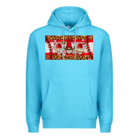 Ocean Blue baseball gnome license plate Premium Hoodie - HRA Design Shop