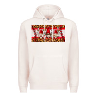 Pale Pink baseball gnome license plate Premium Hoodie - HRA Design Shop