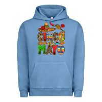 Pigment Pebble Blue cinco de mayo Urban Hoodie - AdoDesignShop