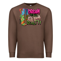 Chestnut Dream until it's your reality heels black fashion Premium Sweatshirt - RanaPortraitStore