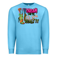 Ocean Blue Dream until it's your reality heels black fashion Premium Sweatshirt - RanaPortraitStore