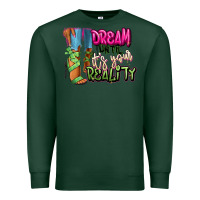 Sports Green Dream until it's your reality heels black fashion Premium Sweatshirt - RanaPortraitStore