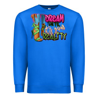 True Royal Dream until it's your reality heels black fashion Premium Sweatshirt - RanaPortraitStore