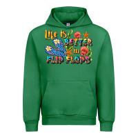 Emerald life is better in flip flops summer Urban Hoodie - JahusDesignShop