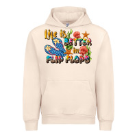 Sandshell life is better in flip flops summer Urban Hoodie - JahusDesignShop