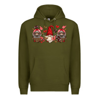 Army Green american football gnome Premium Hoodie - HRA Design Shop