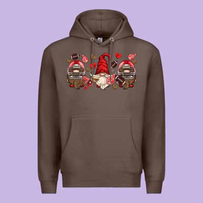American Football Gnome Premium Hoodie Designed By Hra Design Shop