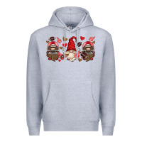 Heather Grey american football gnome Premium Hoodie - HRA Design Shop