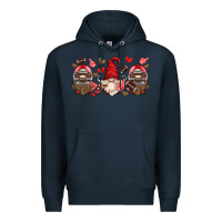 Navy american football gnome Premium Hoodie - HRA Design Shop