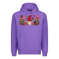 Purple american football gnome Premium Hoodie - HRA Design Shop