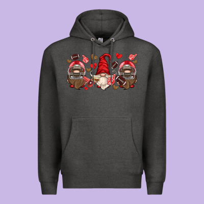 American Football Gnome Premium Hoodie Designed By Hra Design Shop