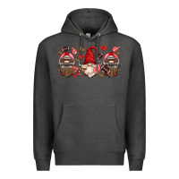 Charcoal Heather american football gnome Premium Hoodie - HRA Design Shop