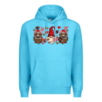 Ocean Blue american football gnome Premium Hoodie - HRA Design Shop