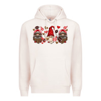 Pale Pink american football gnome Premium Hoodie - HRA Design Shop