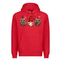 Red american football gnome Premium Hoodie - HRA Design Shop