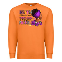 Carrot Faith it does not make things easy Premium Sweatshirt - RanaPortraitStore