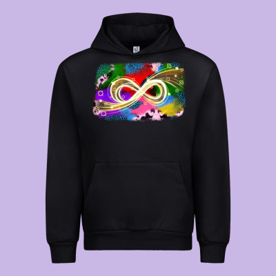 Infinity Symbol Autism Urban Hoodie Designed By Jahusdesignshop