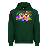 Foreset Green infinity symbol autism Urban Hoodie - JahusDesignShop