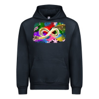 Navy infinity symbol autism Urban Hoodie - JahusDesignShop