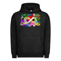 Pigment Black infinity symbol autism Urban Hoodie - JahusDesignShop
