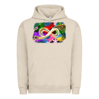 Pigment French Oak infinity symbol autism Urban Hoodie - JahusDesignShop