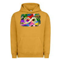 Pigment Peanut Butter infinity symbol autism Urban Hoodie - JahusDesignShop