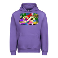 Tulip infinity symbol autism Urban Hoodie - JahusDesignShop
