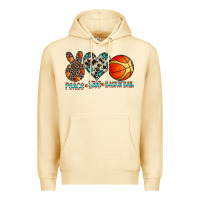 Pina Colada peace love basketball Premium Hoodie - CowhideDigitalArt