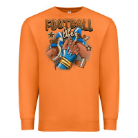 Carrot Football life afro girl sneakers Premium Sweatshirt - RanaPortraitStore