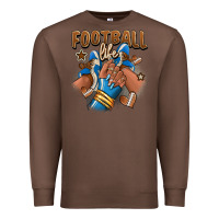 Chestnut Football life afro girl sneakers Premium Sweatshirt - RanaPortraitStore