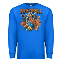 True Royal Football life afro girl sneakers Premium Sweatshirt - RanaPortraitStore