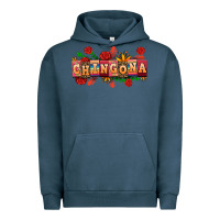Pigment Midnight Navy chingona Urban Hoodie - AdoDesignShop
