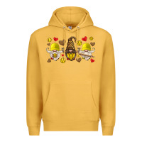 Mustard softball gnome Premium Hoodie - HRA Design Shop