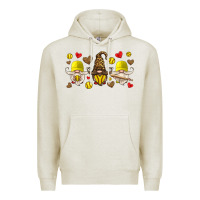 Oatmeal Heather softball gnome Premium Hoodie - HRA Design Shop