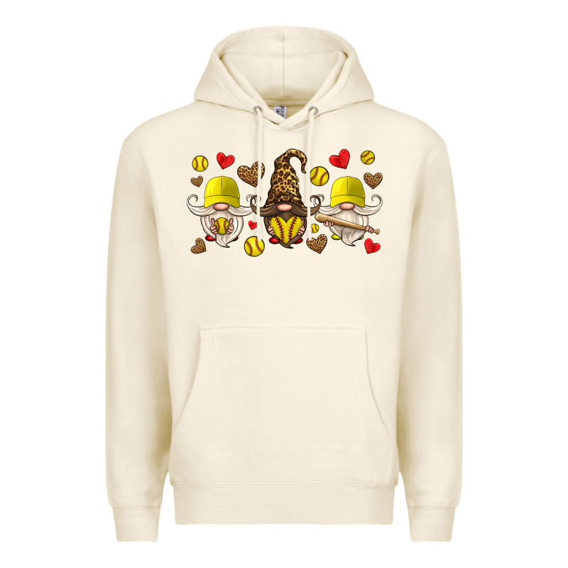 Softball Gnome Premium Hoodie by HRA Design Shop | Teevron