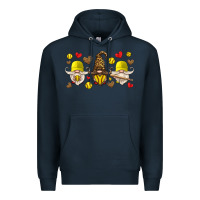Navy softball gnome Premium Hoodie - HRA Design Shop