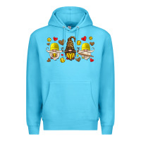 Ocean Blue softball gnome Premium Hoodie - HRA Design Shop
