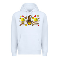 White softball gnome Premium Hoodie - HRA Design Shop