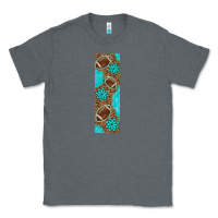 Charcoal Heather american football with leopard pen wraps Classic Tee - BundleAndBundleShop