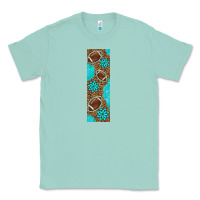 Seafoam american football with leopard pen wraps Classic Tee - BundleAndBundleShop