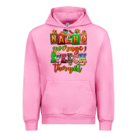 Fuchsia Pink nacho average speech therapist Urban Hoodie - AdoDesignShop