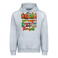 Heather Grey nacho average speech therapist Urban Hoodie - AdoDesignShop