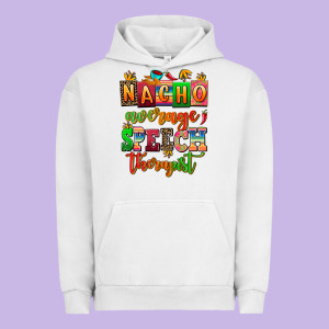 Nacho Average Speech Therapist Urban Hoodie Designed By Adodesignshop
